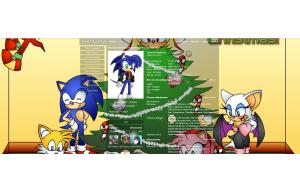 Sonic Christmas Tree тема для контакта