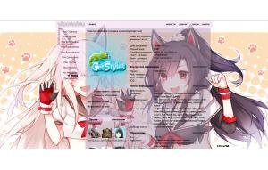 wolf girl anime тема для контакта