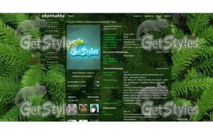 Fir branches тема для контакта