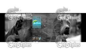 Dogs A pair of black pitb тема для контакта