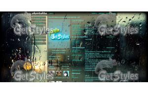 Rain By Ramzet South Side тема для контакта