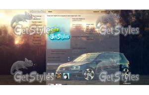 Volkswagen Golf 5 gti тема для контакта