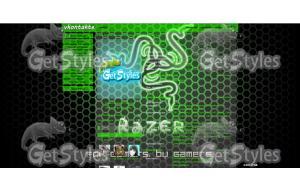 Razer тема для контакта