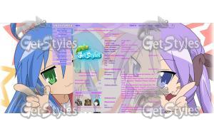 Lucky Star Konata Izumi K тема для контакта