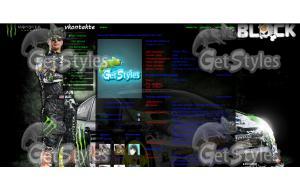 Monster Energy тема для контакта