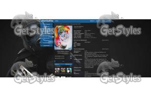 AWP CS GO CT тема для контакта