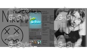 Kurt Cobein тема для контакта