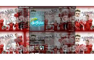 Jedward _Red тема для контакта