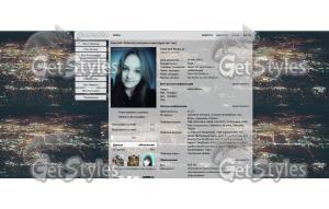 город ночной тема для контакта