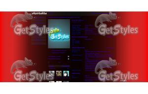 Красная лапочка тема для контакта