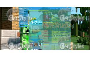 MinecraftLIKE тема для контакта