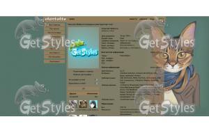 кот тема для контакта