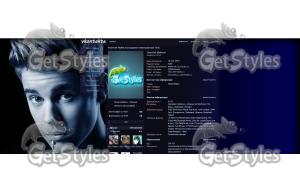 Justin Bieber тема для контакта
