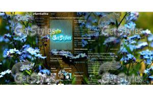 Flowers тема для контакта