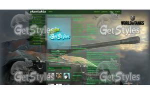 World of Tanks by kirr29 тема для контакта