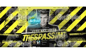 Adam Lambert тема для контакта