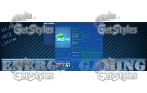 Energy Gaming тема для контакта