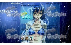 FairyTail Juvia тема для контакта