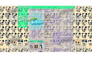 Панда тема для контакта