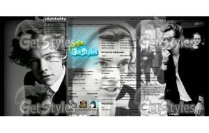 Harry StylesГарри Стайлс тема для контакта