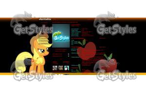 applejack тема для контакта