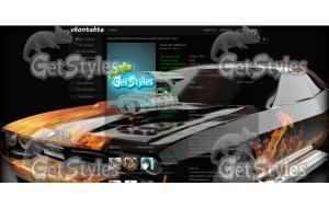 Dodge Challengerby xenox тема для контакта