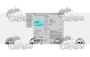 SWAG Skeletons BlacknWhit тема для контакта