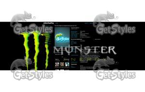 monster energy тема для контакта