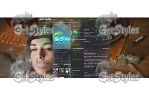Brunette_Marijuana_Smokin тема для контакта