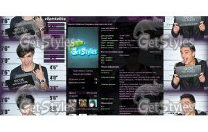 the wanted тема для контакта