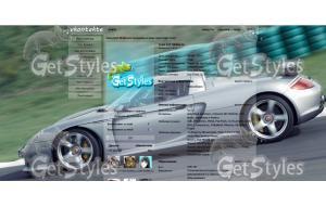 serebristiy_porsche_carre тема для контакта