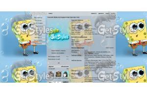 губка боб тема для контакта