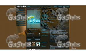 Тема вк тема для контакта