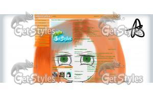 Рыжая няша тема для контакта