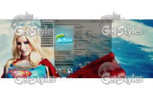 supergirl тема для контакта