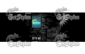 Dark Skull VK тема для контакта