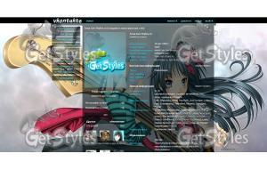 Konachan тема для контакта