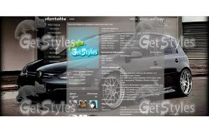 VW Golf5 тема для контакта