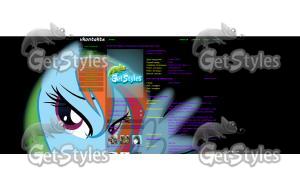 Радуга тема для контакта