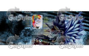 rainbow___alicorn___dash тема для контакта