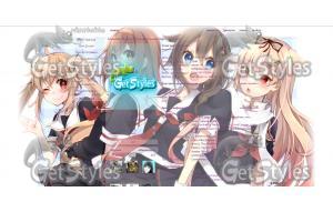 anime тема для контакта
