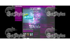 cosmic cat тема для контакта