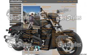 HarleyDavidson тема для контакта