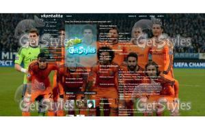 real madrid тема для контакта