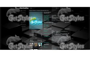 Абстракция 3D CUBB тема для контакта
