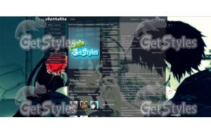 Anime тема для контакта