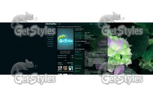 Hydrangeas тема для контакта