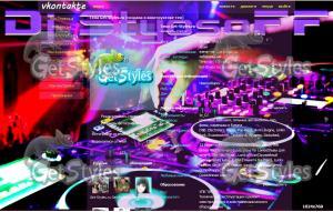 Dj тема для контакта