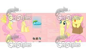fluttershy тема для контакта
