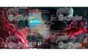 Токийский Гуль  Tokyo Gho тема для контакта